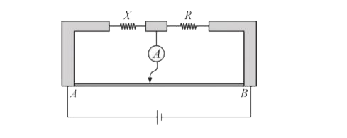 In meter bridge experiment AB is wire of 1m of uniform cross section area. If resistivity of AB wire is rho,  null point is obtained at a point 'l(2)'  distance from A. If resistivity is  2rho  null point will be ‘'l(2)'  from A and if left half of the wire has resistivity rho  and right half has resistivity 2rho   then null point is at 'l(3)'. Choose the correct statement: