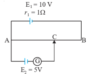 A potential gradient is created in the wire by a standard cell for the comparision of emf's of two cells in a potentiometer expreiment. Which possibility of the following will cause failure of the experiment.