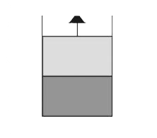In the figure a container is shown to have a movable (without friction) piston on top. The container and the piston are all made of perfectly insulating material allowing no heat transfer between outside and inside the container. The container is divided into two compartments by a rigid partition made of a thermally conducting material that allows slow transfer of heat. The lower compartment of the container is filled with 2 moles of an ideal monatomic gas at 700 K and the upper compartment is filled with 2 moles of an ideal diatomic gas at 400 K. The heat capacities per mole of an ideal monatomic gas are Cv = 3/2R, Cp = 5/2 R   and those for an ideal diatomic gas are Cv = 5/2 R, Cp = 7/2 R.       Consider the partition to be rigidly fixed so that it does not move. When equilibrium is achieved, the final temperature of the gasses will be :