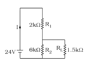 For the circuit shown in the figure