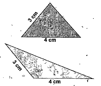 Prove that the two triangles shown below have the same area: .