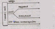 ഒരു മോൾ പദാർത്ഥവുമായി ബന്ധപ്പെട്ട് ചുവടെ നൽകിയിരിക്കുന്ന ഫ്ലോചാർട്ട് പൂർത്തിയാക്കുക.