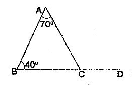 ചിത്രത്തിൽ /A = 70^@, /B= 40^@, /ACD കണ്ടുപിടിക്കുക?