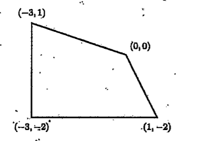 Calculate the length of the sides and diagonals of the trilateral below: