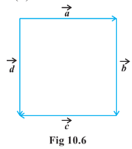 In  Figure (a square), identify the following vectors. (i) Coinitial          (ii) Equal            (iii) Collinear but not equal