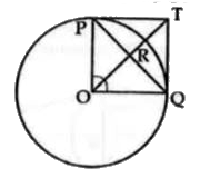 In the figure PO | QO. The tangents to the circle at P and Q intersect at a point T. Prove that PQ and OT are right bisectors of each other.