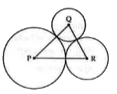 PQR is a triangle with PQ=10cm, QR=8cm and PR=11cm. Three circles are drawn touching with each other such that the vertices as their centres. Find the radii of each circle.