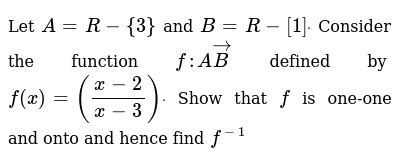 Let A R 3 And B R 1 Dot Consider The Function F Avecb Defined