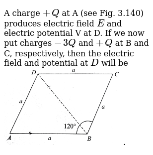 A Charge Q At A See Fig 3 140 Produces Electric Field E And El