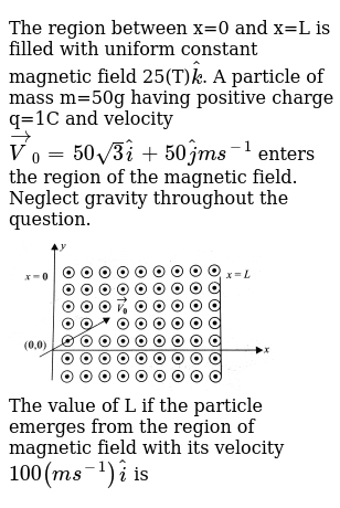 The Region Between X 0 And X L Is Filled With Uniform Steady M