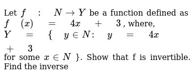 Find The Inverse Of The Function Y X 2 4x 4