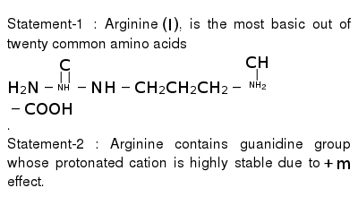 The Amino Acid Which Contains A Guanidine Group Is A Histidine B A