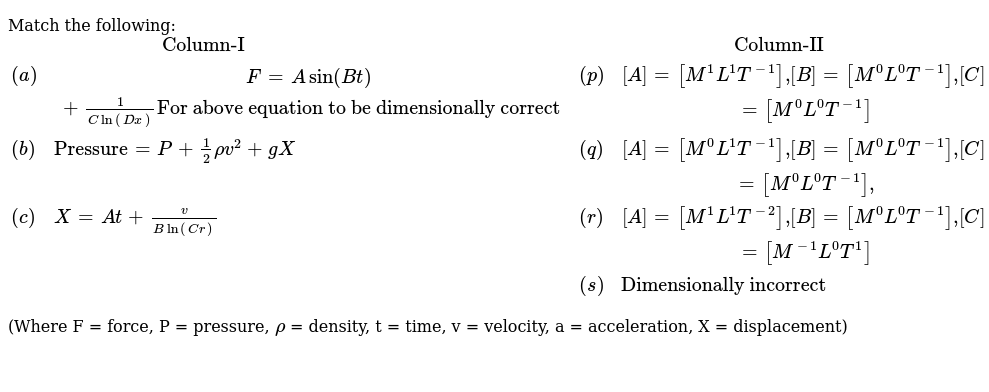 Dimension Of Electric Flux Magnetic Flux Are A L T 1 B T