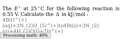 The E At 25 C For The Following Reaction Is 0 55 V Calcula