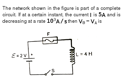 The Network Shown In The Figure Is Part Of A Complete Circuit If