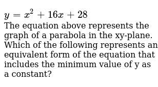 Select The Graph That Represents The Equation X 2 Y 4 2 2 25