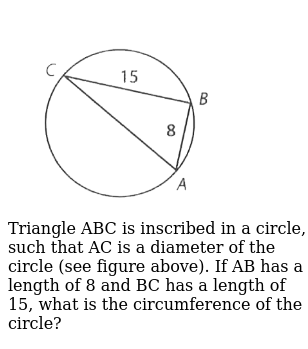 What Is The Length Circumference Of A Cylinder If The Diameter I