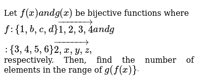 Let F X A N Dg X Be Bijective Functions Where F 1 B C D Vec