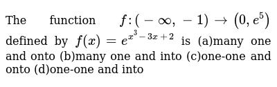 The Function F Oo 1 Rarr 0 E 5 Defined By F X E X 3 3x 2