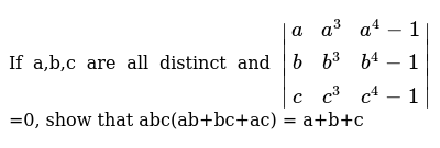 If A B C Are All Distinct And A A 3 A 4 1 B B 3 B 4 1 C C 3