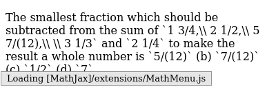 What Is 512 14 312 As A Fraction