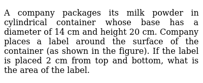 A Vertical Cylindrical Container Of Base Area A And Upper Cross Se