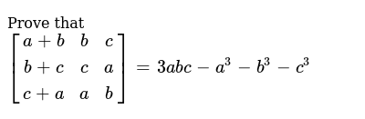 If A B C Is Not Equal To Zero And A 3 B 3 C 3 3abc Pro