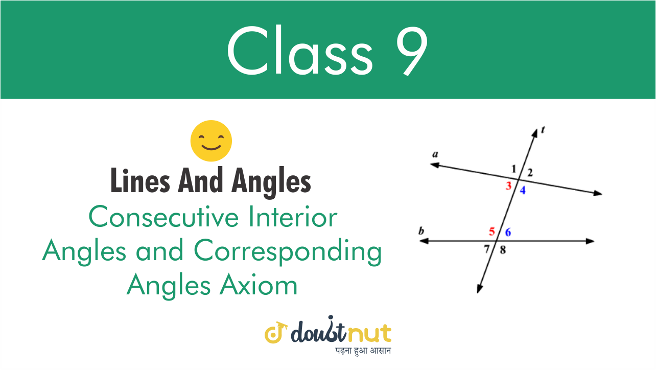 Consecutive Interior Angles And Corresponding Angles Axiom