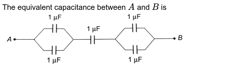 Calculate The Equivalent Capacitance Between A And B.