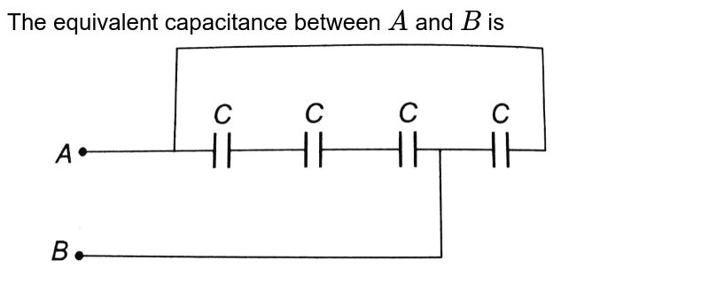 Calculate The Equivalent Capacitance Between A And B.