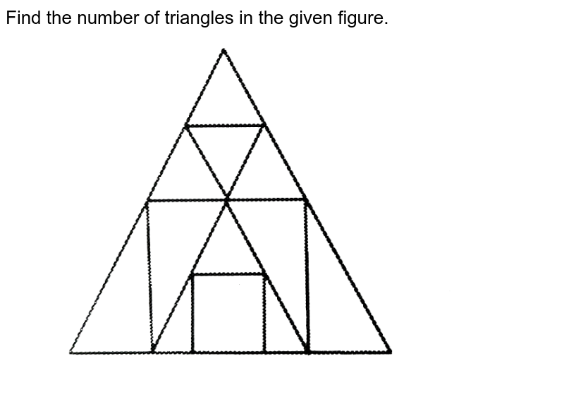 Find the number of triangles in the figure.