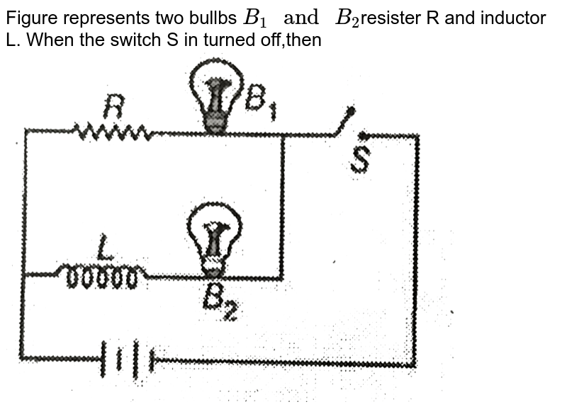 Figure represents two bullbs `B_(1)" and " B_(2)`resister R and inductor L. When the switch S in turned off,then <img src="https://d10lpgp6xz60nq.cloudfront.net/physics_images/BIT_PHY_C28_E01_046_Q01.png" width="80%">