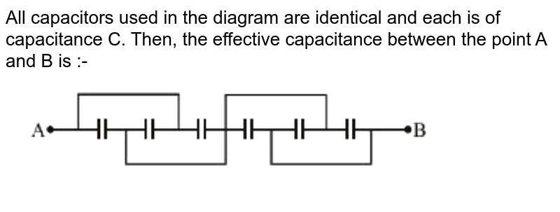 The Effective Capacitances Between Points A And B Is (the Capacita