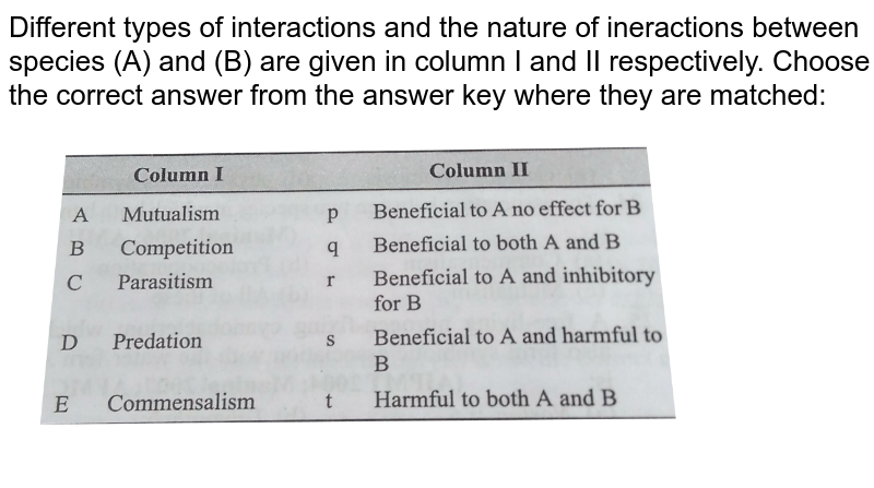 What are the types of interaction