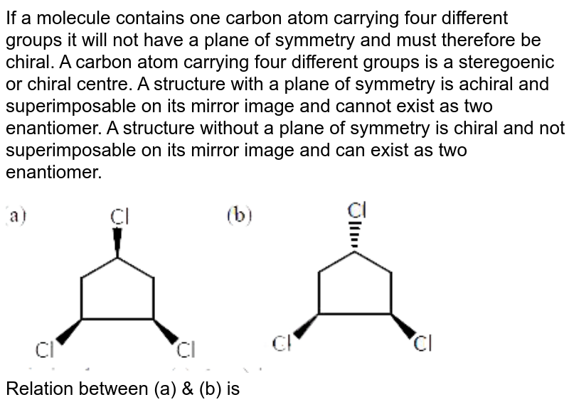 A compound whose molecule is superimposable on its mirror image de