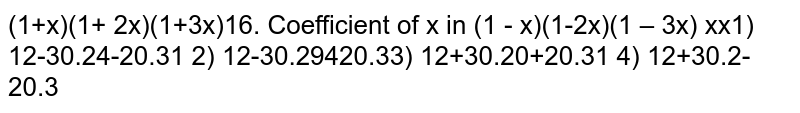 Coefficient of x^(n) in ((1+x)(1+2x)(1+3x))/((1-x)(1-2x)(1-3x)) is