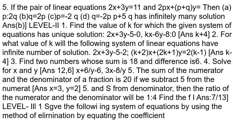 The sum of the numerator and the denominator of a fraction is 20 if we subtract 5 from the numerator and 5 from denominator, then the ratio of the numerator and the denominator will be 1:4. Find the fraction.
