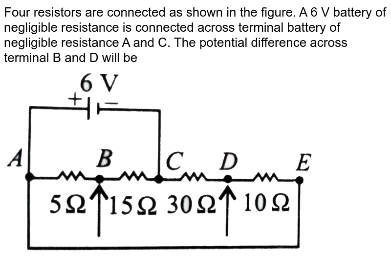 A battery has an emf of 9 V and an internal resistance of 2 Ω. If