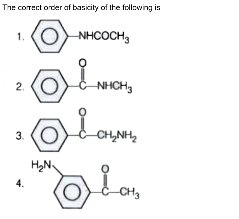 Correct Order Of Basicity Is