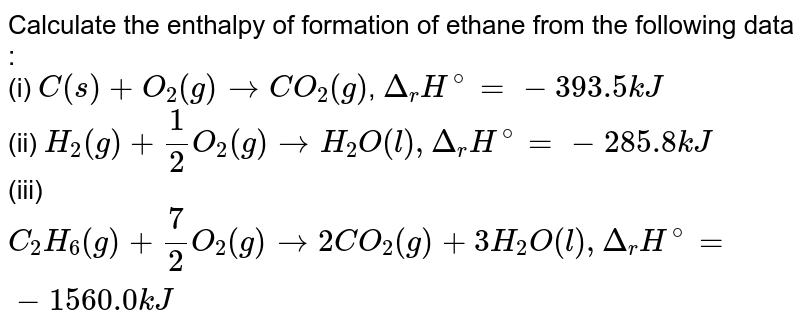 Calculate the enthalpy of combustion of glucose from the follwoing