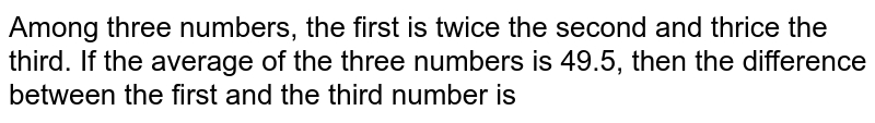 Of The Three Numbers Second Is Twice