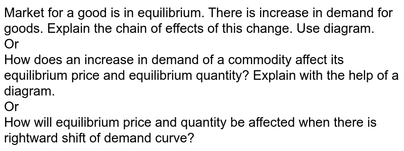 Explain With The Help Of A Diagram The Chain Of Effects Of A Right