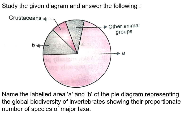 Below Pie Diagram Shows The Global Biodiversity And Proportionate