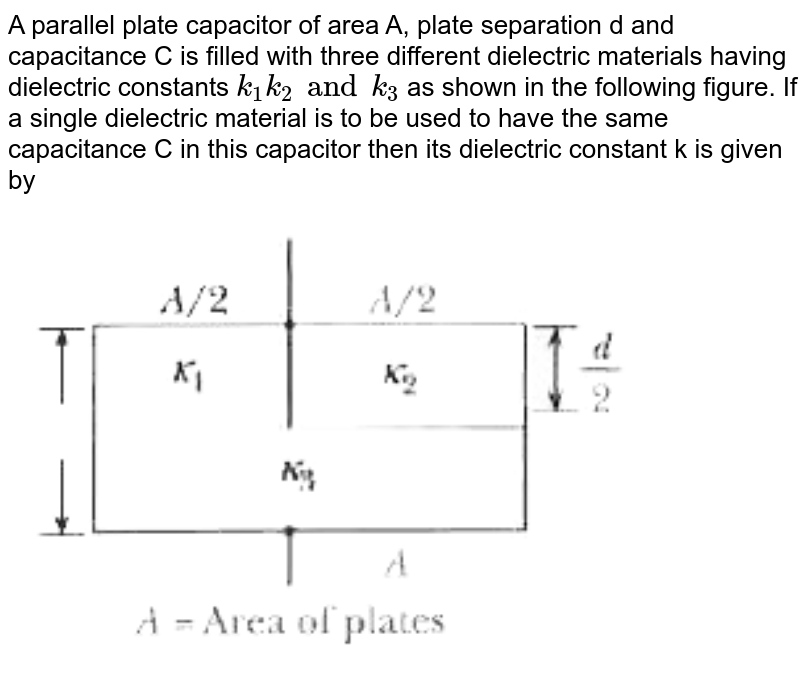 Which of the following dielectric materials makes the highestcapa