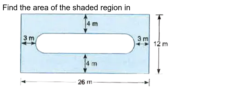 Find the area of the shaded region in