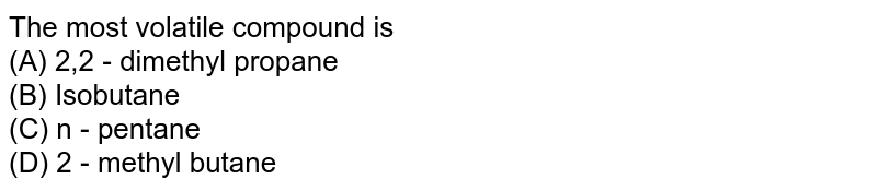 The IUPAC Name Of The Compound With Formula Cn H2n+2 Having The L