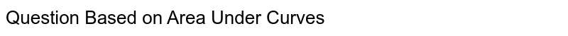 Question Based on Area Under Curves
