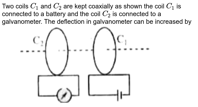 Two Coils A And B Are Placed As Shown In Fig. The Coil A Is Connec