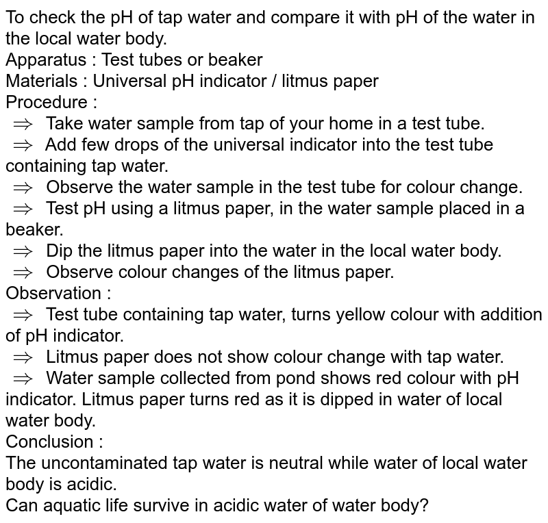 State the colour change in a universal indicator e.g. pH paper on1