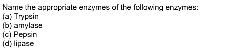 An Example Of Functional Plasma Enzyme Is A Lipoprotein Lipase B A